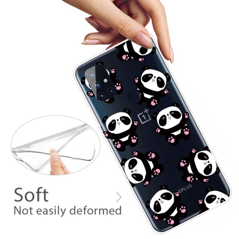 Hoesje voor OnePlus Nord N100 Leuke Panda'S