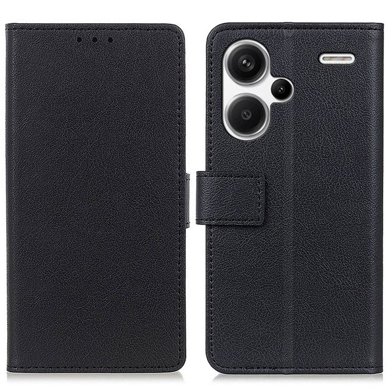 Leren Hoesje Xiaomi Redmi Note 13 Pro Plus 5g Klassiek