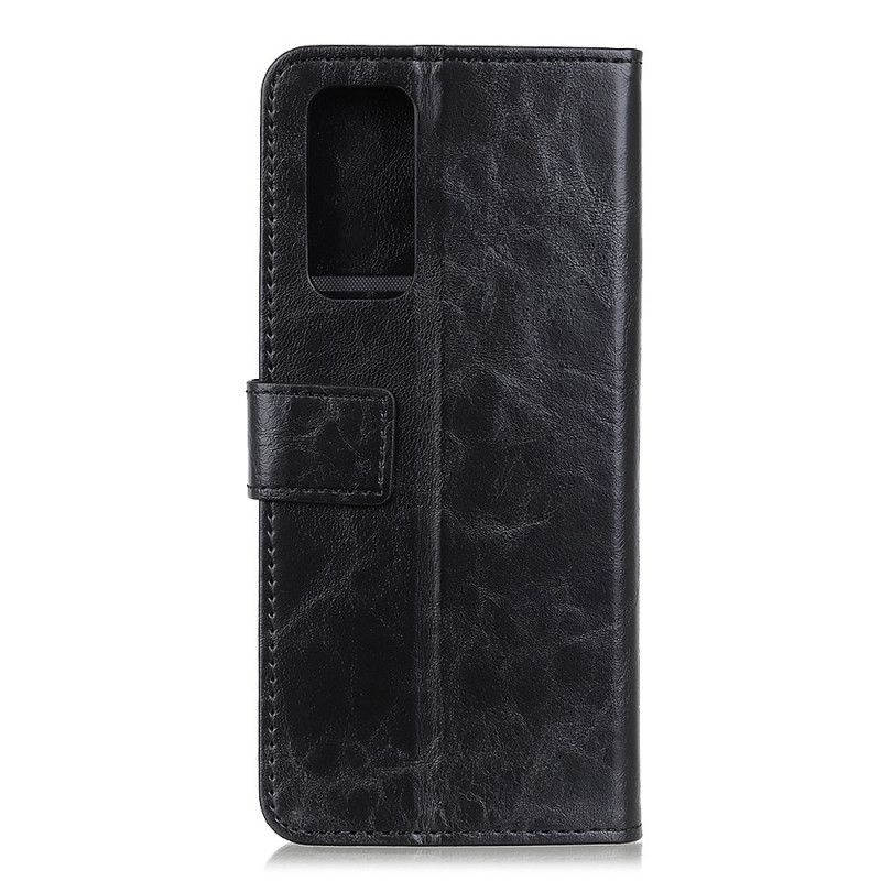 Bescherming Hoesje Samsung Galaxy S20 FE Rood Zwart Khazneh Elegantie Leerstijl