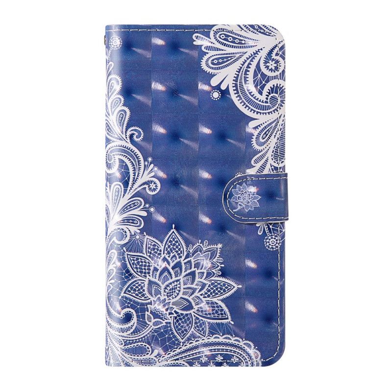 Cover Folio-hoesje Samsung Galaxy S20 FE Telefoonhoesje Lichte Vlekkant Met String