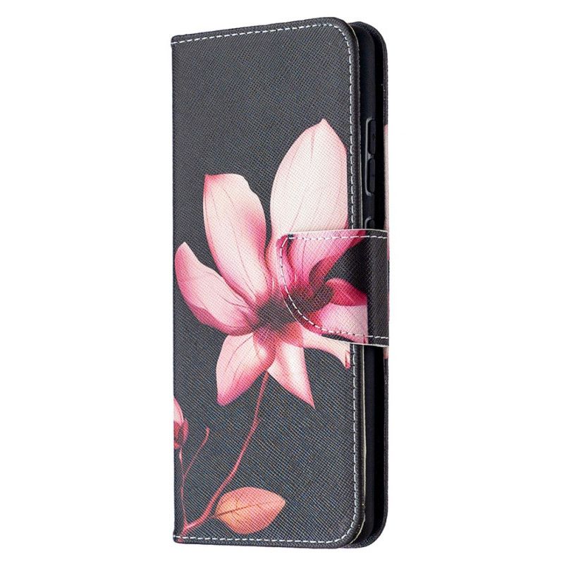 Cover Folio-hoesje Samsung Galaxy S20 FE Telefoonhoesje Roze Bloem