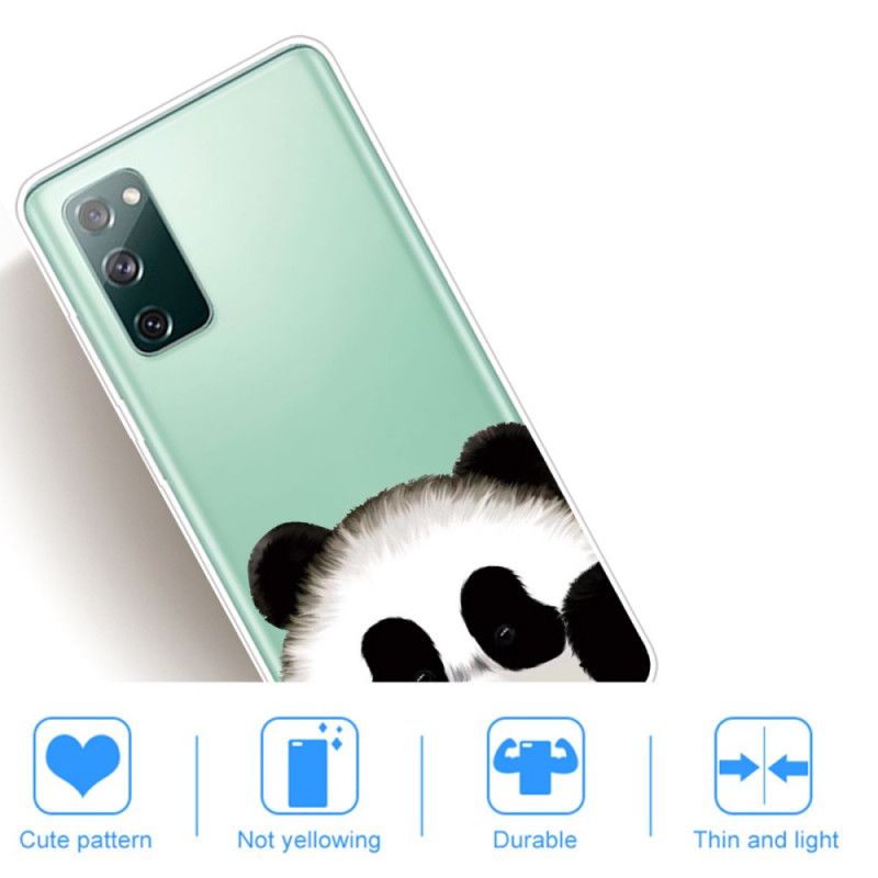 Cover Hoesje Samsung Galaxy S20 FE Telefoonhoesje Transparante Panda