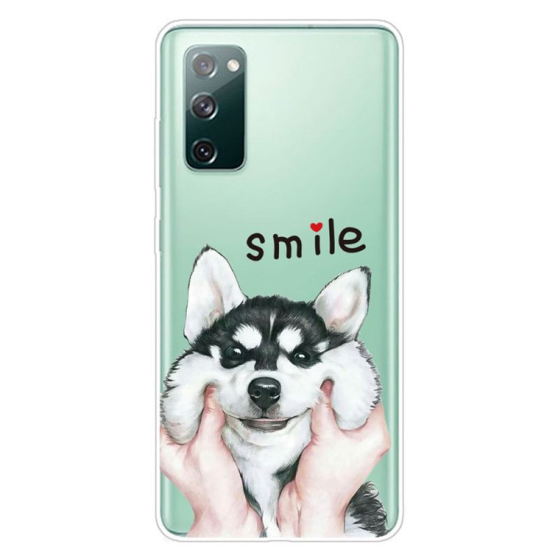 Hoesje Samsung Galaxy S20 FE Glimlach Hond