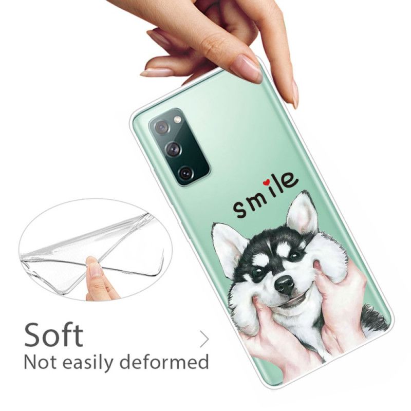 Hoesje Samsung Galaxy S20 FE Glimlach Hond