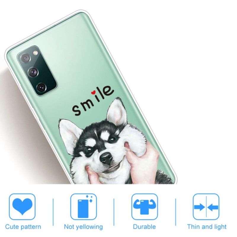Hoesje Samsung Galaxy S20 FE Glimlach Hond