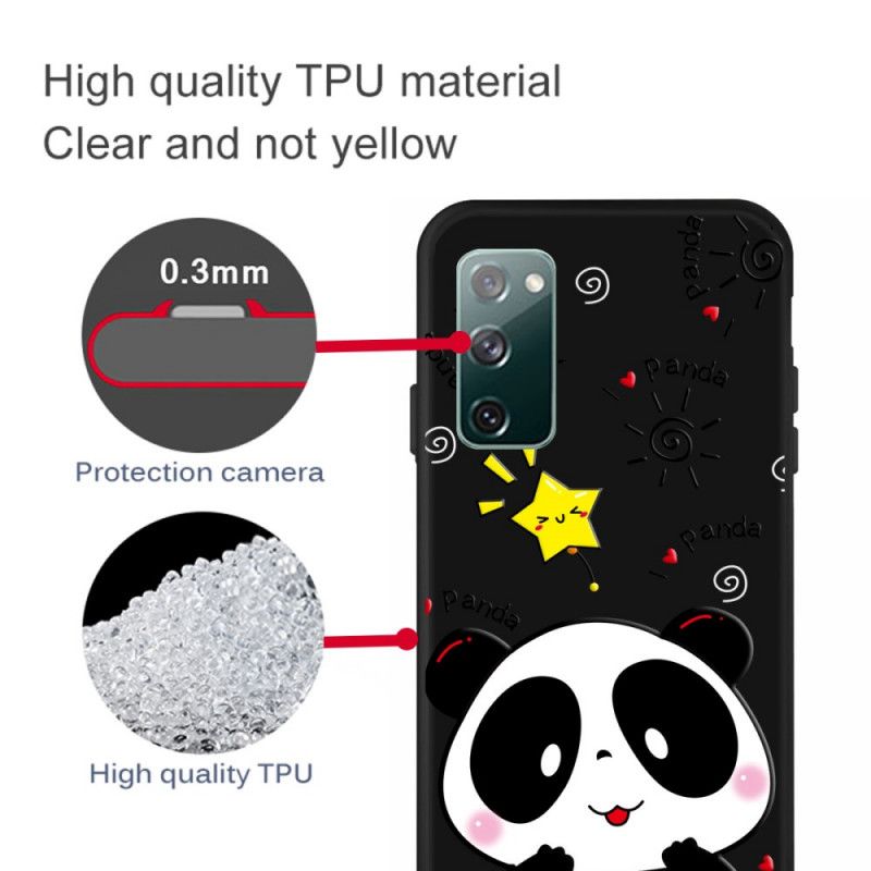 Hoesje Samsung Galaxy S20 FE Panda-Ster