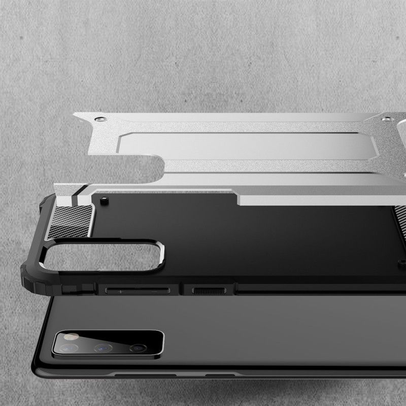 Hoesje Samsung Galaxy S20 FE Rood Zwart Overlevende