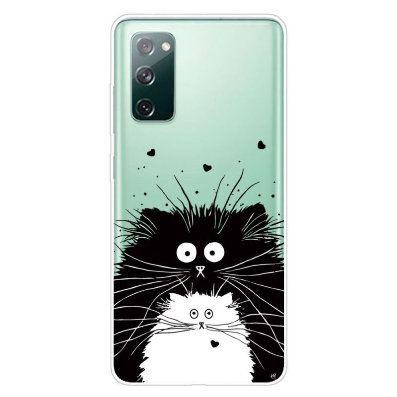 Hoesje Samsung Galaxy S20 FE Telefoonhoesje Let Op De Katten