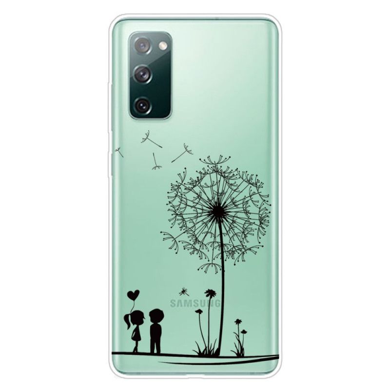 Hoesje voor Samsung Galaxy S20 FE Paardenbloemliefde