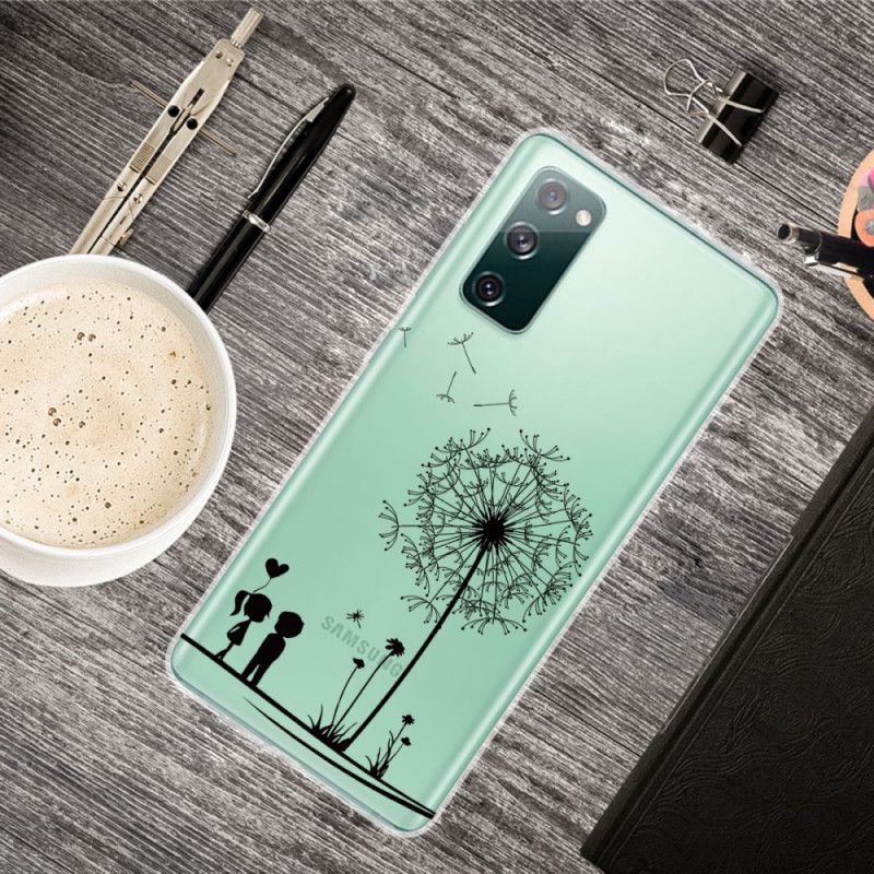 Hoesje voor Samsung Galaxy S20 FE Paardenbloemliefde