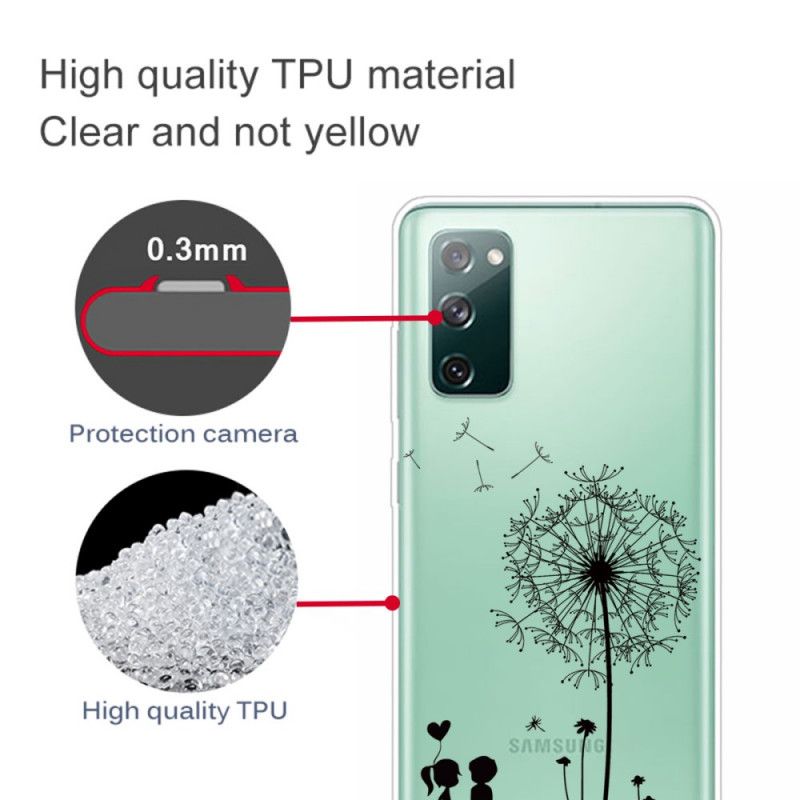 Hoesje voor Samsung Galaxy S20 FE Paardenbloemliefde