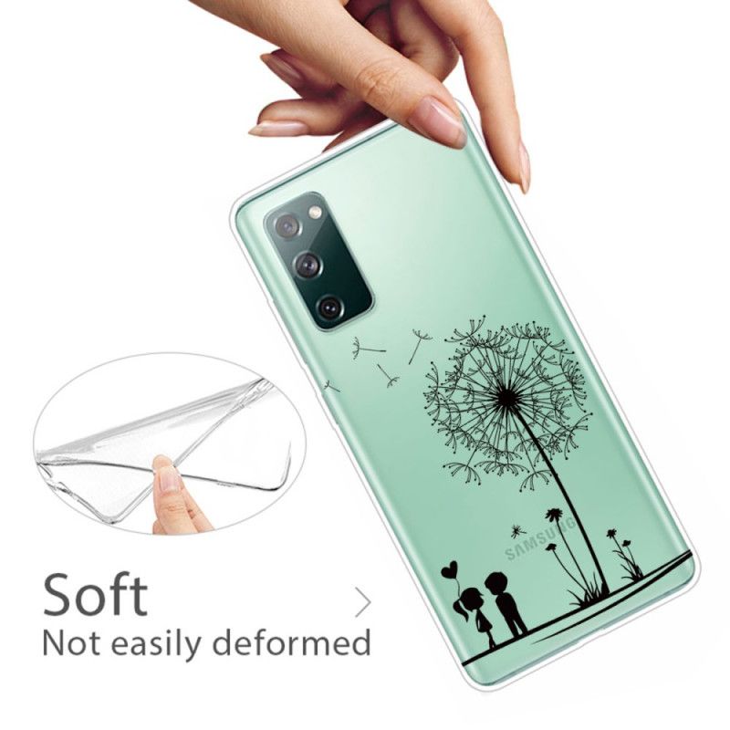 Hoesje voor Samsung Galaxy S20 FE Paardenbloemliefde