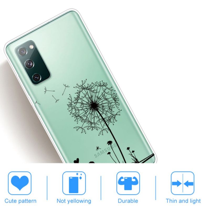 Hoesje voor Samsung Galaxy S20 FE Paardenbloemliefde
