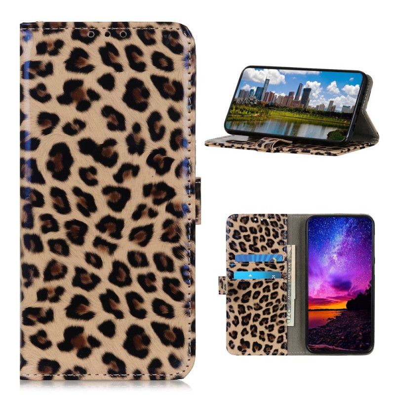 Leren Hoesje voor Samsung Galaxy S20 FE Luipaard