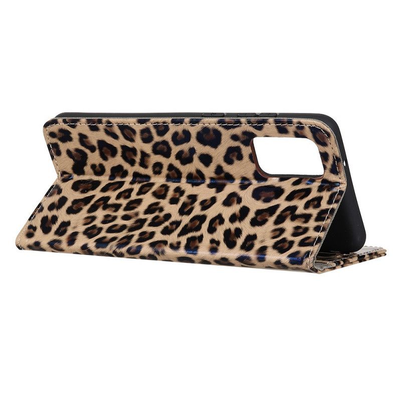 Leren Hoesje voor Samsung Galaxy S20 FE Luipaard