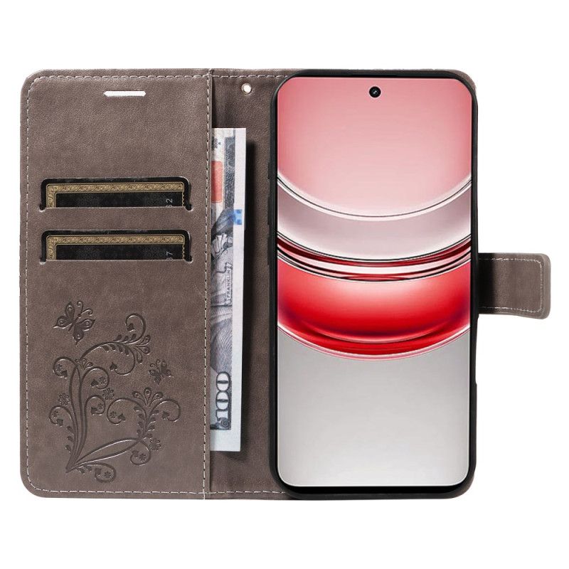 Folio-hoesje Realme C71 Reuzenvlinders