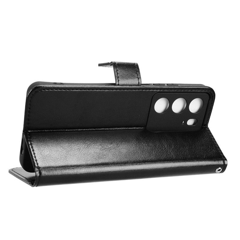 Folio-hoesje Realme C71 Telefoonhoesje Opvallend Imitatieleer