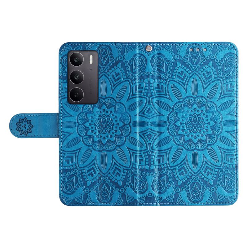 Folio-hoesje Realme C71 Telefoonhoesje Zonnebloem