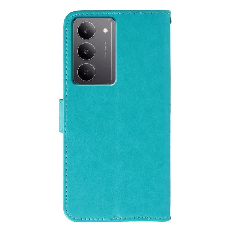 Leren Hoesje Realme C71 Effen Kleur Bescherming Hoesje