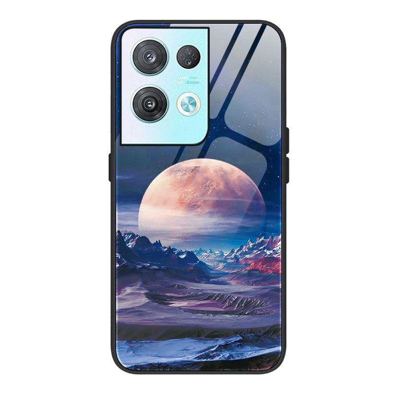 Hoesje voor Oppo Reno 8 Pro Ruimte Gehard Glas