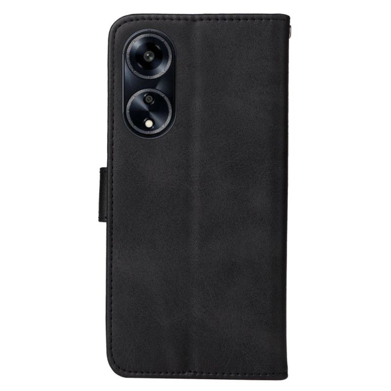 Flip Case Leren Oppo A98 5g Verenigd Met Riem