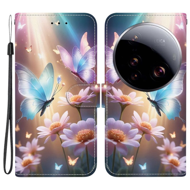 Bescherming Hoesje Xiaomi 15 Ultra Vlinders En Hemelbloemen