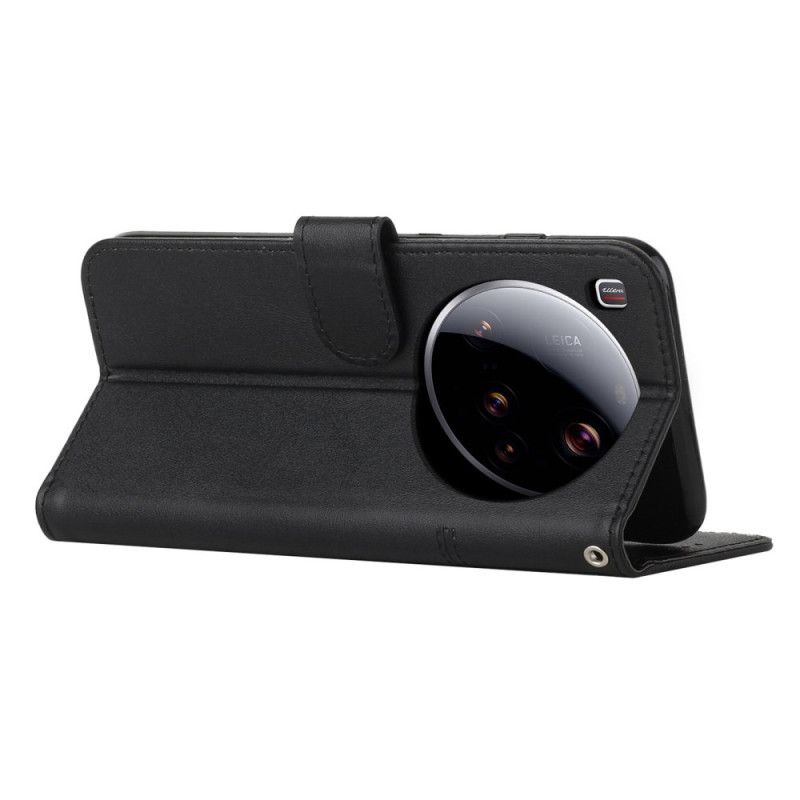 Flip Case Leren Xiaomi 15 Ultra Leerlook