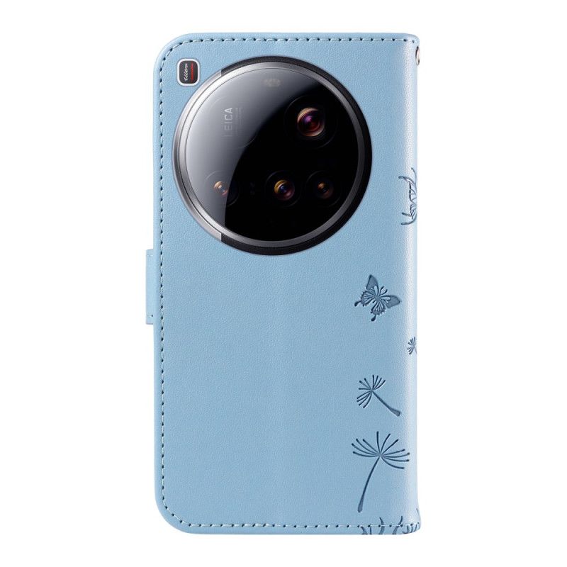 Flip Case Leren Xiaomi 15 Ultra Paardenbloemband