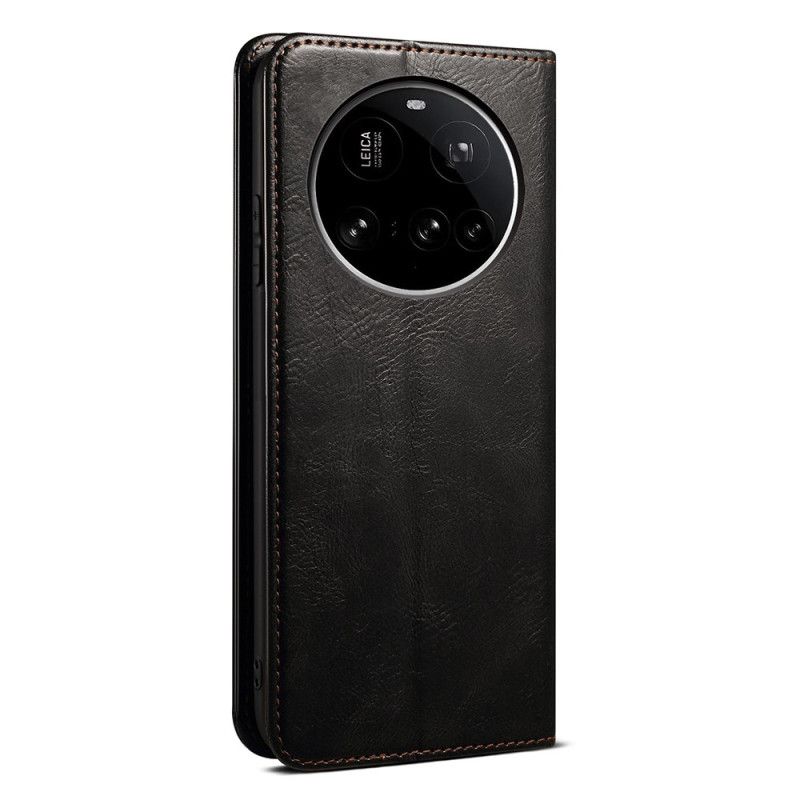 Folio-hoesje Xiaomi 15 Ultra Gewaxt Kunstleer Bescherming Hoesje