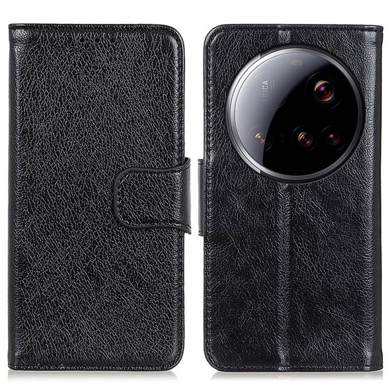 Folio-hoesje Xiaomi 15 Ultra Nappa Leertextuur