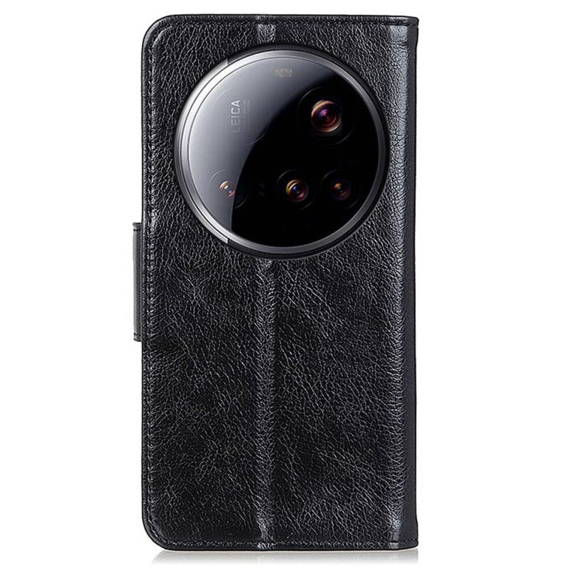 Folio-hoesje Xiaomi 15 Ultra Nappa Leertextuur