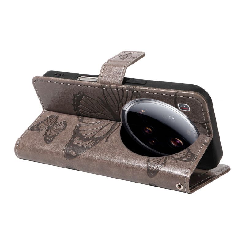 Folio-hoesje Xiaomi 15 Ultra Reuzenvlinders