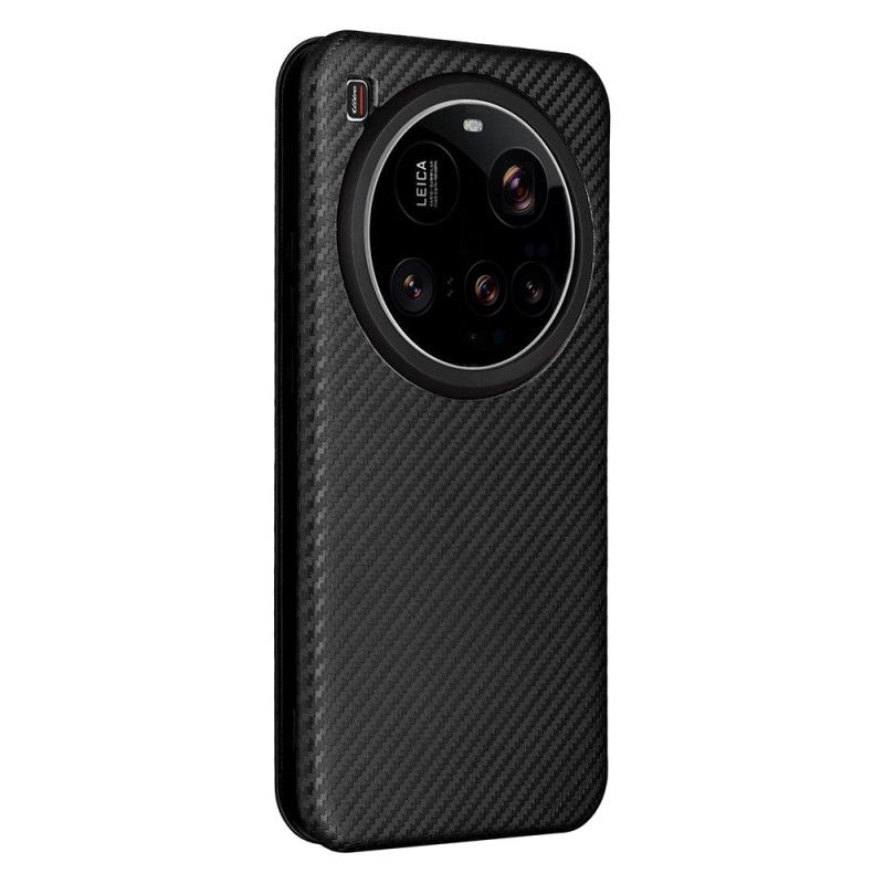 Folio-hoesje Xiaomi 15 Ultra Telefoonhoesje Geborsteld Koolstofvezel