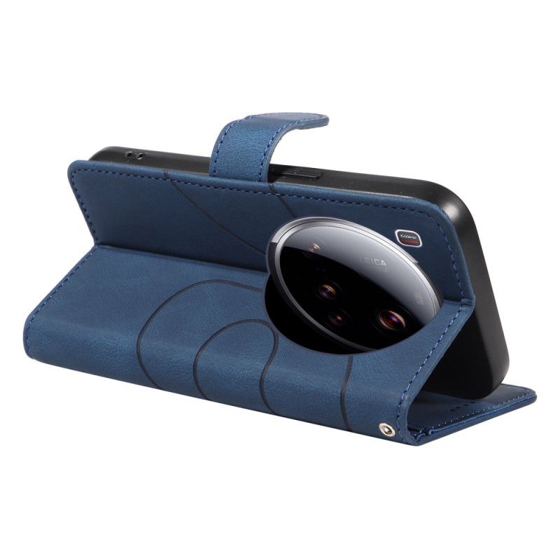 Folio-hoesje Xiaomi 15 Ultra Telefoonhoesje Golvende Lijnen