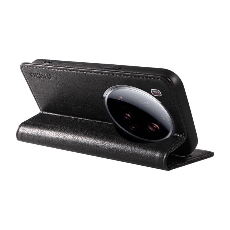 Folio-hoesje Xiaomi 15 Ultra Yikatu Lychee Imitatieleer Leer