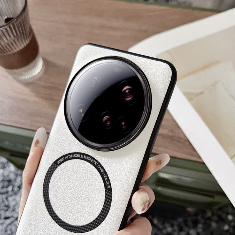 Hoesje Xiaomi 15 Ultra Compatibel Met Magsafe Leerlook