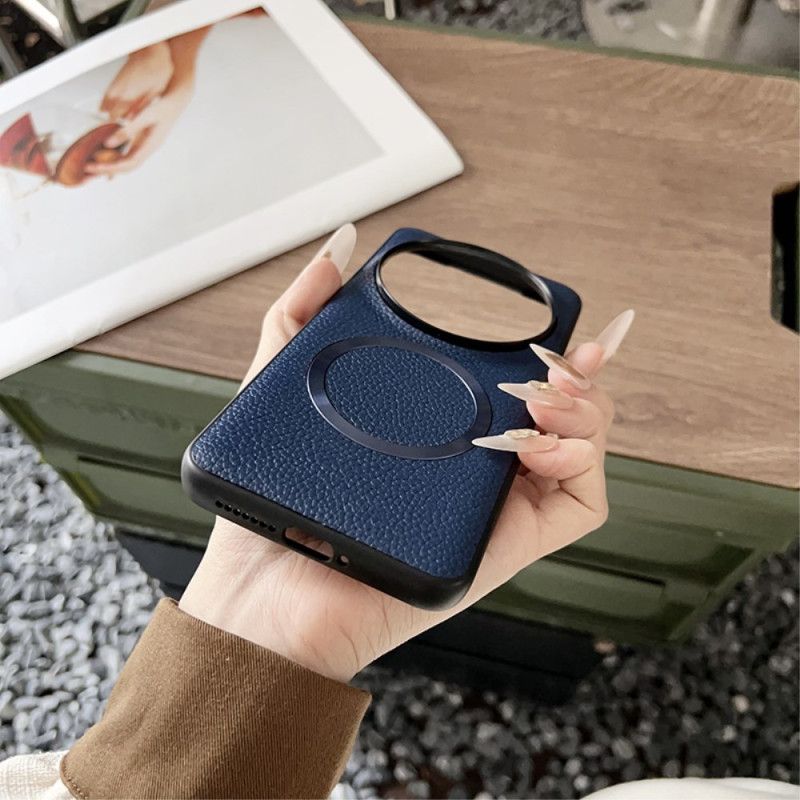 Hoesje Xiaomi 15 Ultra Compatibel Met Magsafe Lychee Leerlook Bescherming Hoesje