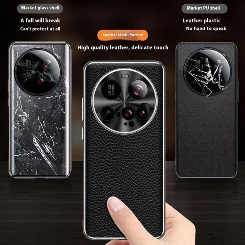 Hoesje Xiaomi 15 Ultra Echt Leer Bescherming Hoesje