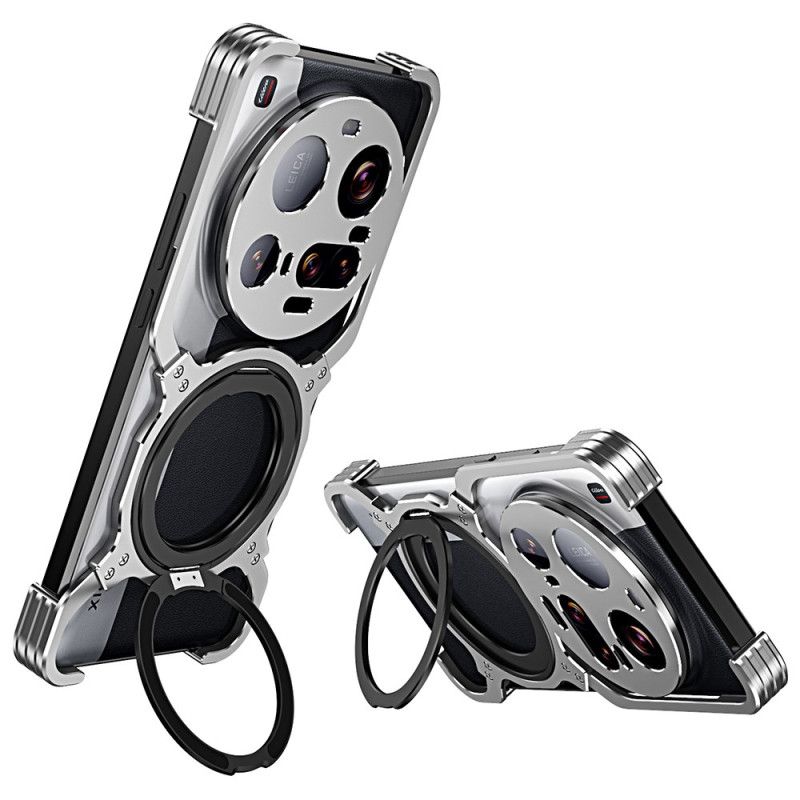 Hoesje Xiaomi 15 Ultra Magnetische Standaard En Bumper Bescherming Hoesje