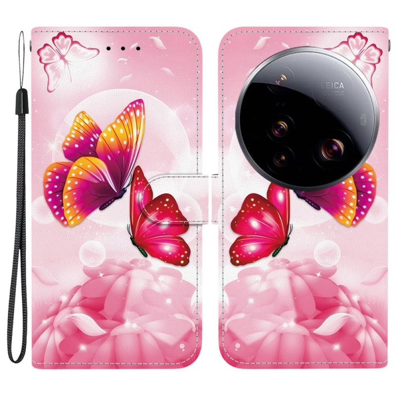 Leren Hoesje Voor Xiaomi 15 Ultra Kleurrijk Landschap