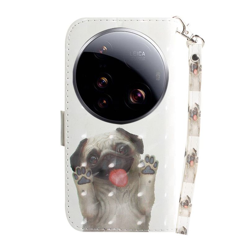 Leren Hoesje Voor Xiaomi 15 Ultra Mops Met Sleutelkoord