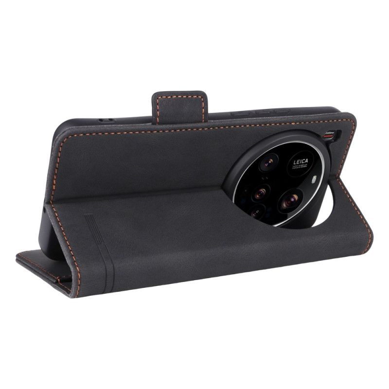 Leren Hoesje Voor Xiaomi 15 Ultra Retro Design