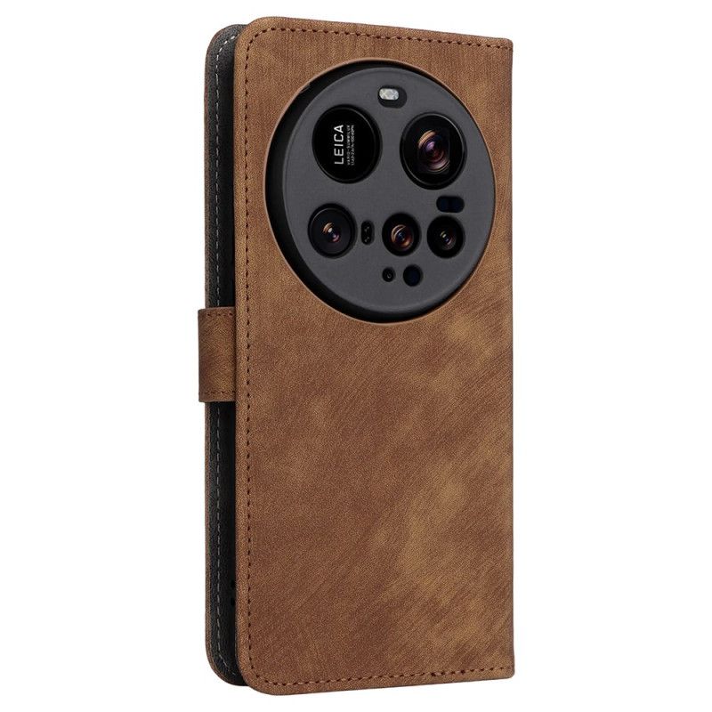 Leren Hoesje Voor Xiaomi 15 Ultra Suède-effect Rfid-blokkering