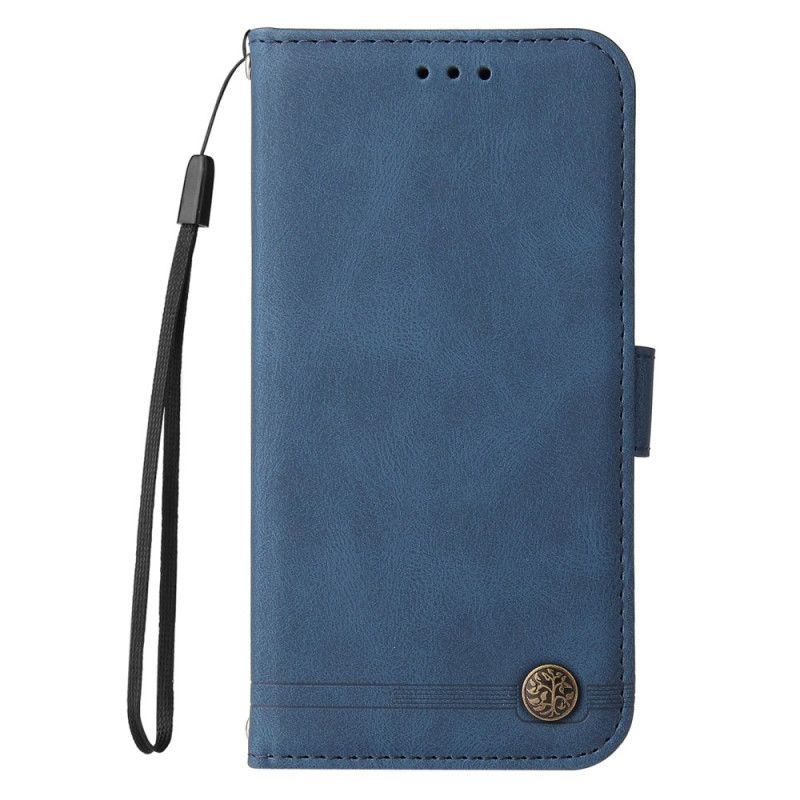 Leren Hoesje Xiaomi 15 Ultra Decoratieve Klinknagel Bescherming Hoesje