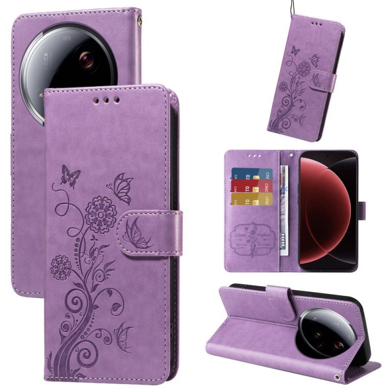 Leren Hoesje Xiaomi 15 Ultra Floralie Bescherming Hoesje