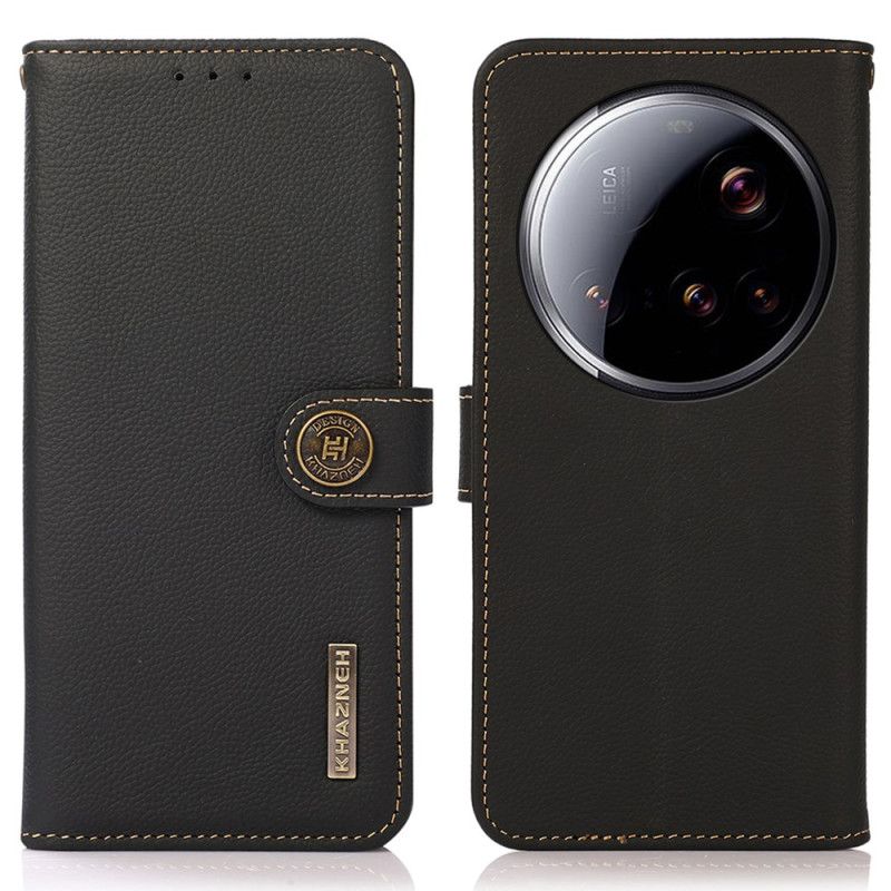 Leren Hoesje Xiaomi 15 Ultra Khazneh Klassiek Leer Bescherming Hoesje