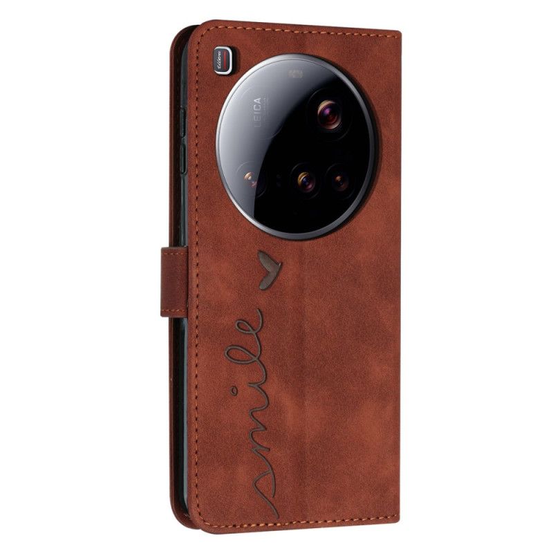 Leren Hoesje Xiaomi 15 Ultra Lachontwerp Bescherming Hoesje