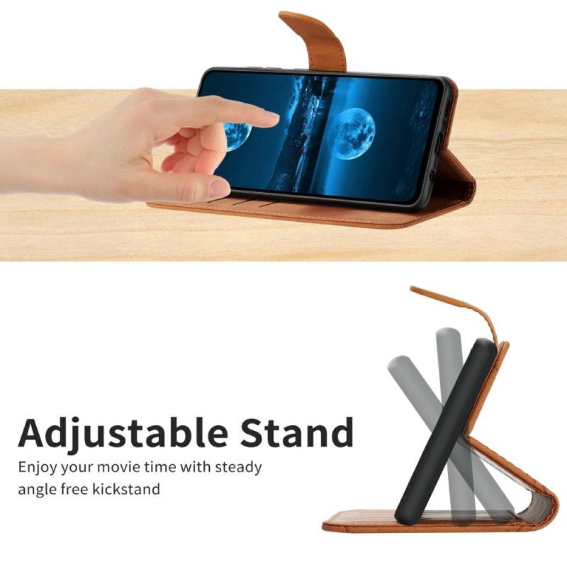 Leren Hoesje Xiaomi 15 Ultra Lijnen En Strepen Bescherming Hoesje