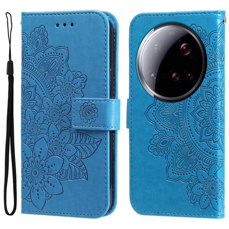 Leren Hoesje Xiaomi 15 Ultra Mandala-print