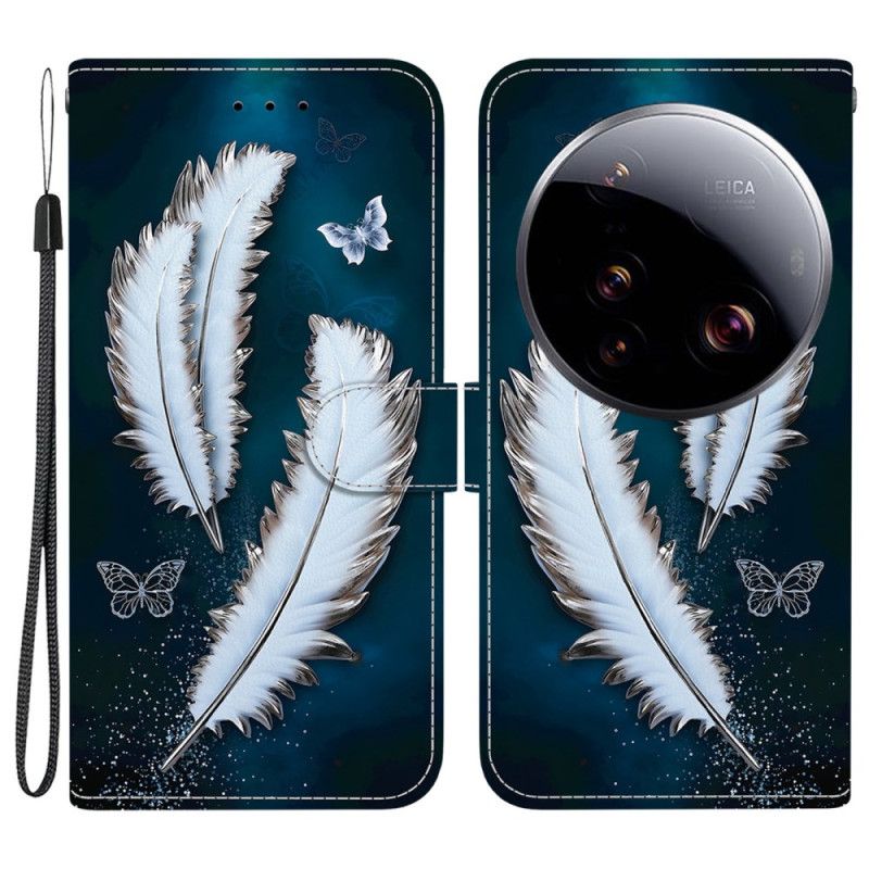 Leren Hoesje Xiaomi 15 Ultra Veer Bescherming Hoesje